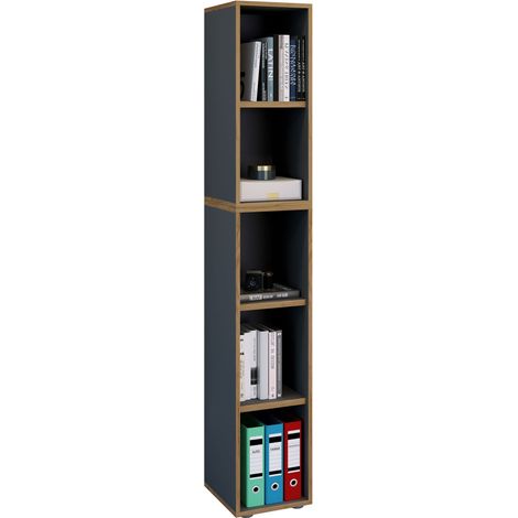 Regal Bücher Ordner Salia 5fach B. 30 cm