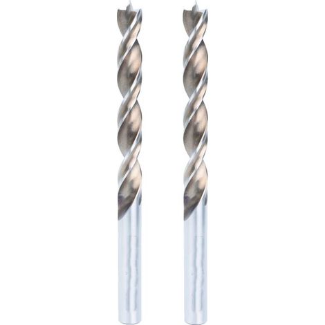 2 Forets à Tourillon Bois HSS - Bois Massif et Panneaux D. 2.5 x Lt. 57 x Lu. 30 x Q. 2.5 mm x Z2 - Diamwood (1/4)