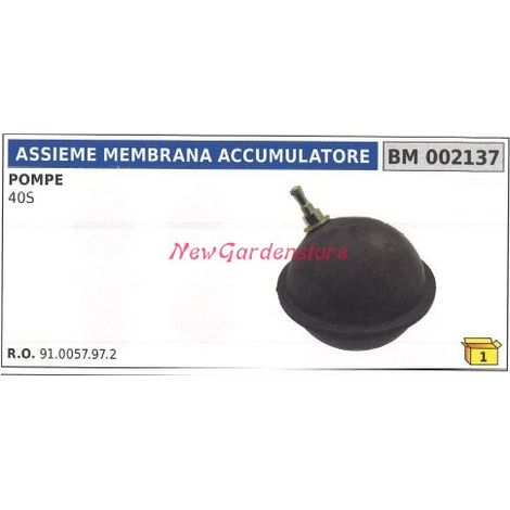 Assieme membrana accumulatore UNIVERSALE pompa Bertolini 40S 002137