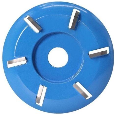 Disque de coupe électrique professionnel pour sabots, haute efficacité de travail, 6 dents, type plat bleu, durable. (1/4)