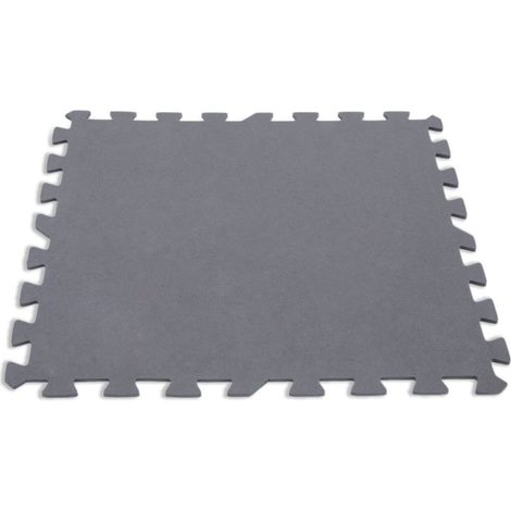 INTEX - Poolfliesen - Puzzlematte - 50x50 cm - 8 Stück - Grau