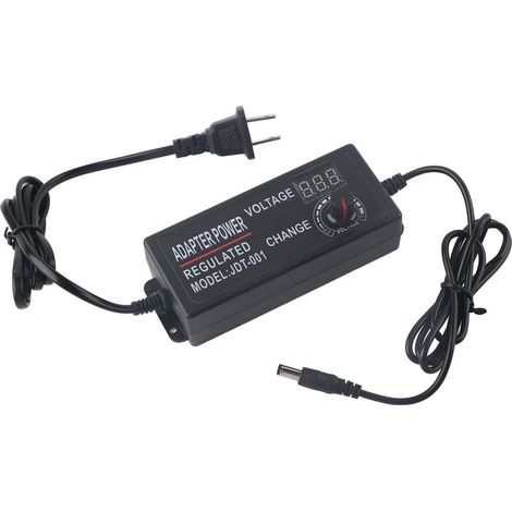 Adaptateur d'alimentation réglable AC/DC 4-24V 1.5A Adaptateur d'alimentation anti-interférence (1/5)