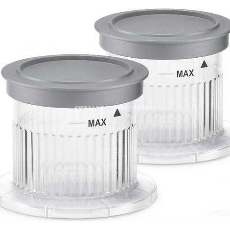 Ice cream storage containers for summer ice cream makers - gray, purple, green - 3-pack