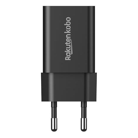 Kobo KOBO-AC-ADAPTER-EU cargador de dispositivo móvil Lector de libros electrónicos Negro Corriente alterna Interior