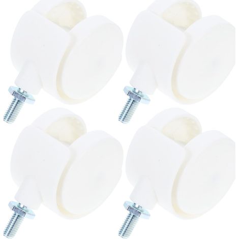 de 4 roulettes pivotantes pour chaises de bureau roulettes (1/5)