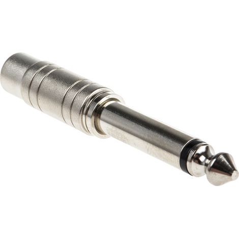 Adaptateur audio et vidéo RS PRO Droit, RCA Femelle vers 1/4 Mono Mâle ( Prix pour 1 )