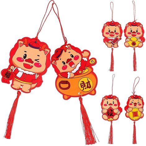Pendentif dragon à suspendre pour le Nouvel An chinois (18 pièces compatibles) (1/5)