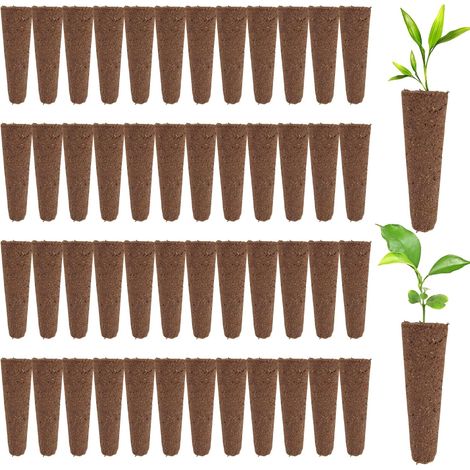50 Pièces Éponges de Culture Kit de Gousses de Graines Pour Plantation Éponges Harvest Bouchons de Démarrage de Graines pour Système de Culture Hydroponique D'Intérieur (1/5)