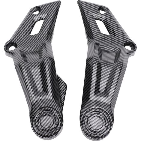1 paire de couvercles de protection de cadre de moto, panneau de carénage latéral, capot de moteur de remplacement pour MT-07 FZ-07 2021-2023 aspect fibre de carbone