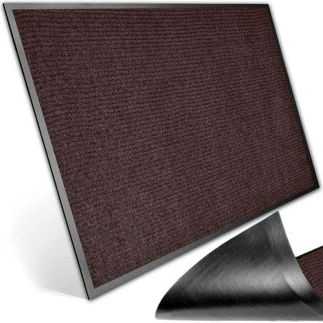 Tapis d'entrée 40x60 cm Seila marron (1/4)