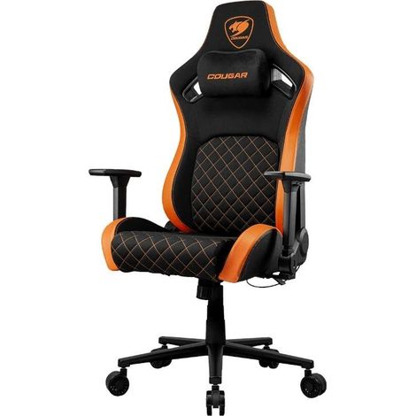 Cougar Defensor F Gaming-Stuhl schwarz und orange komfortabel