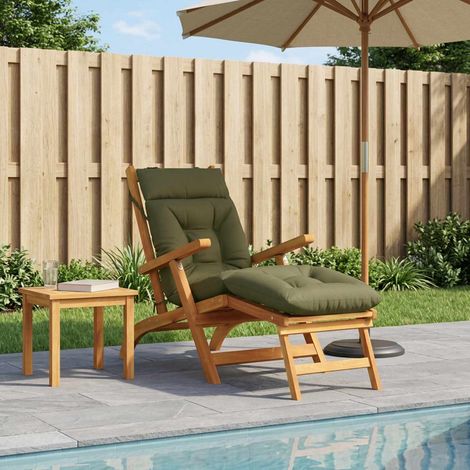 Coussin de transat VIANEN 100 % polyester Vert olive (1/5)