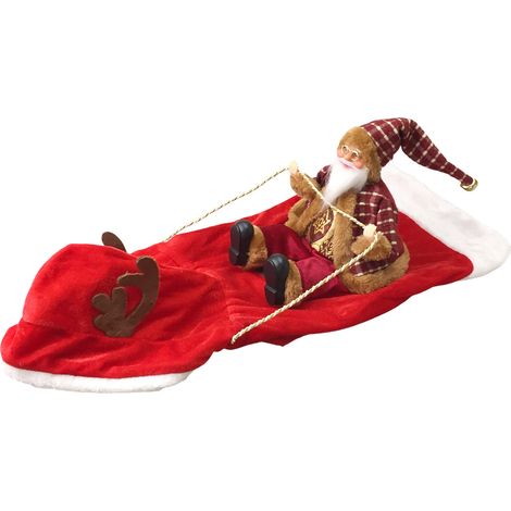 Déguisement de Père Noël pour chien, tenue de Noël pour chien, costume de chevalier Père Noël, ajustable, idéal pour les photos et les fêtes (1/5)