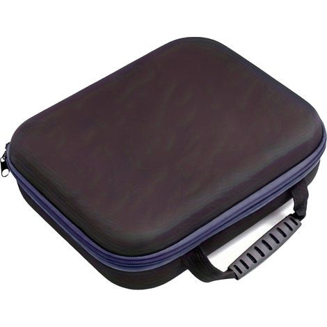 Power tool case for cordless drill, grinder, scissors, EVA hard storage and transport with handle and mesh pocket (1/5)