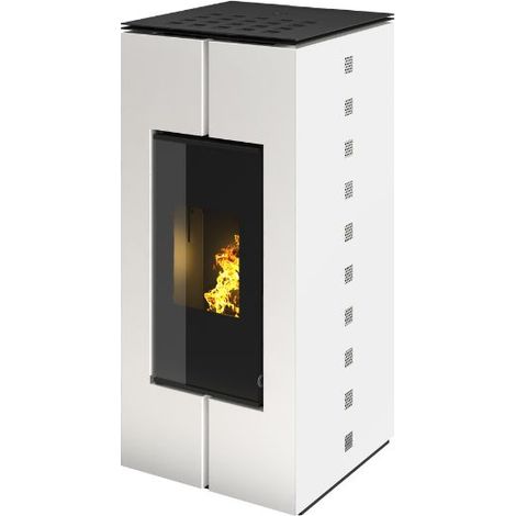 Stufa a pellet idro Relax 20 da 19,27 kw bianca (1/3)