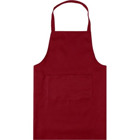 Tablier De Cuisine - Polyester Imperméable Anti-graisse - Sans Manches Avec Poche Avant - 58 X 73 Cm - 1 Pièce (1/5)