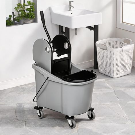 Accessoire de nettoyage gris en pP métal 54 x 41 x 91,5 cm (1/5)