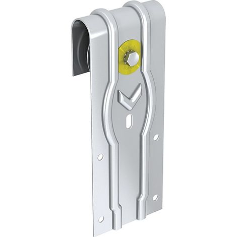 Finish – Monture pour portail Roc Droit 130 kg – Acier durable pour portes coulissantes – Installation simple sur fer plat