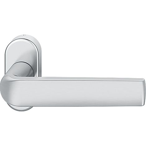FSB Rahmentürdrücker 09 1267 Hochhaltefeder B ovale Rosette Edelstahl matt (1/3)
