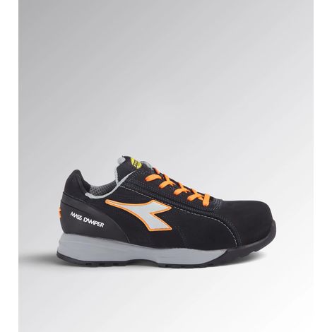 Utility Diadora Work Shoe Glove Mds Low S3 Hro Src Bleu foncé Orange 43