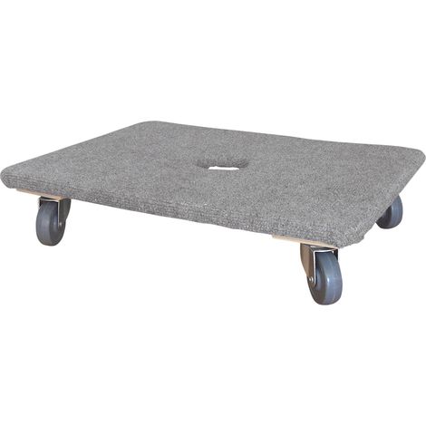 Plateau roulant RS PRO, en Contre-plaqué, Capacité de charge 200kg, Dimensions 450mm x 600mm x 130mm ( Prix pour 1 )