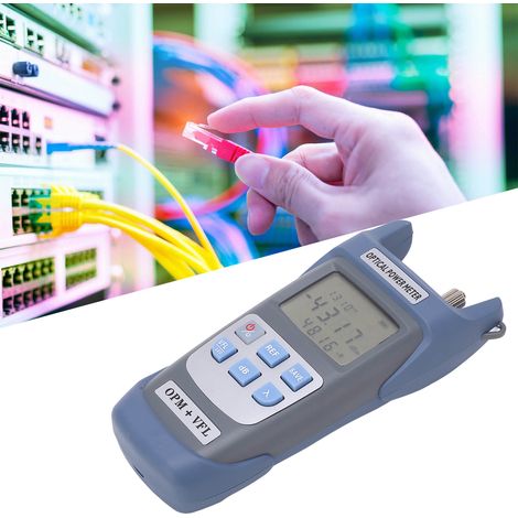 Optisches Wattmeter AUA-G510B (integrierte Einheit mit Rotlicht), 30 mW, 30 km Reichweite, LED-Beleuchtung, -50 bis +26 dBm (1/5)