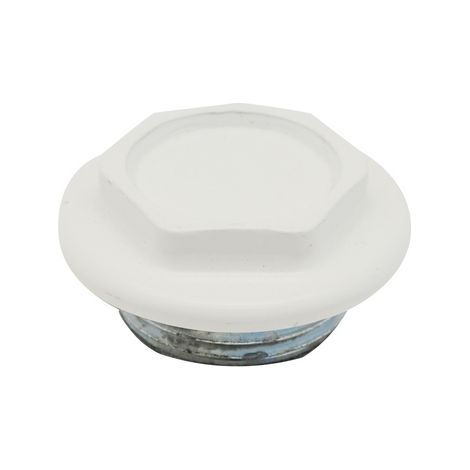TAPPO CIECO DX / SX  ZINCATO VERNICIATO PER RADIATORI FL 56- 11/4 Dx Bianco- OTER- pezzi 1