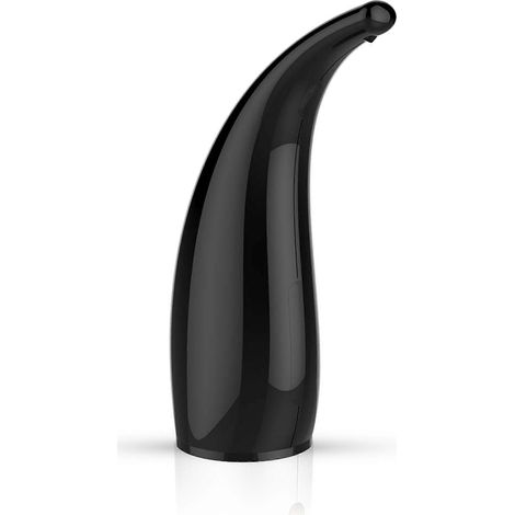 Distributeur automatique de savon liquide sans contact étanche et fonctionnant sur piles pour la cuisine et la salle de bain - Noir d'origine (1/2)