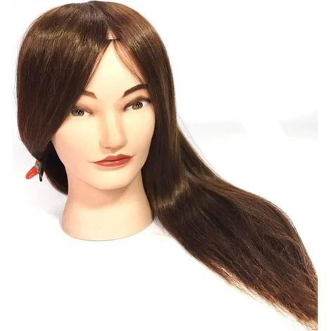 Coiffeuse de têtes de poupée, Experte en Teinture et Tissage de Cheveux, Cheveux, Pratique des Coupes de Cheveux, apprentie Coiffeuse(001) (1/5)