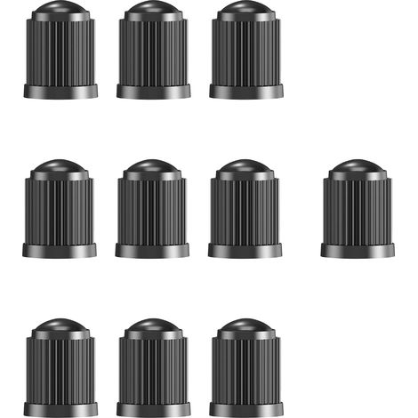 Bouchon Valve Pneu Voiture,Universel Voiture Tige de Pneu Anti-poussière avec Bague D'étanchéité,Bouchons de Valve de Pneu en Plastique,Convient à la Plupart des Voitures,Moto (1/5)