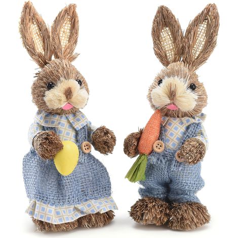 Décor de Table Lapin Easter 2pcs Bunny Ornement Mousse Decoration Fête Kit Maison Centre Multi-color (1/5)