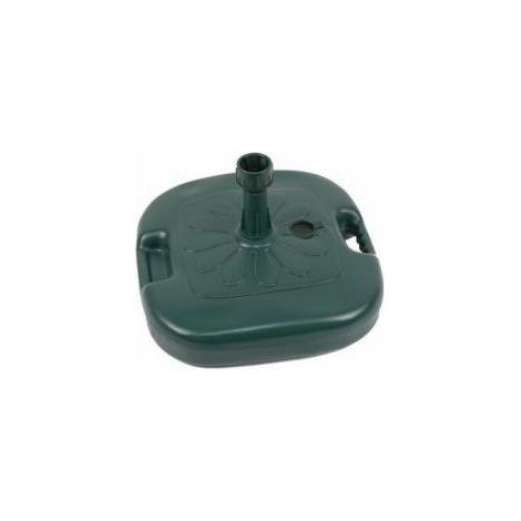 Base per ombrellone da giardino in pvc riempibile con sabbia o acqua per pali da 22 mm a 35 mm con maniglie
