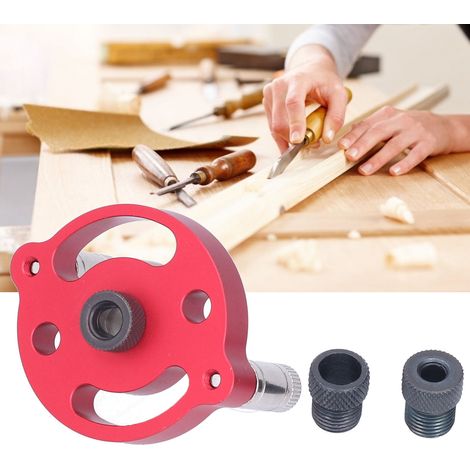 Perforatrice ronde rouge - Perforatrice droite auxiliaire pour le travail du bois (1/5)