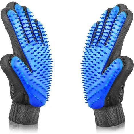 Tierpflegehandschuh – Weiche Entwirrungsbürste, Massagegerät mit verbessertem Fünf-Finger-Design (1/3)