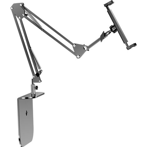 Support de tablette pour lit - Support rotatif à 360 degrés avec bras en aluminium stable pour Pad, tablettes, téléphones (1/4)