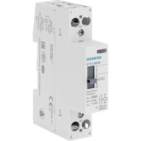 Siemens Contactor día/noche estándar 20A automático