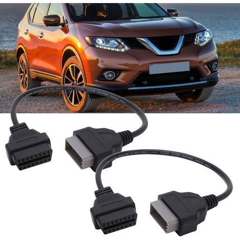 Ein Paar OBD1 14-Pin auf OBD2 16-Pin Adapter für Nissan (OBD 14-Pin auf 16-Pin) (1/5)