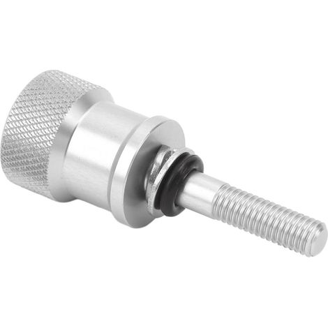 Hochfeste Hecksitzschraube aus Aluminiumlegierung für Motorräder, schnelle Demontage, sichere Befestigung für R Nine T, silber, 2er-Set. (1/5)