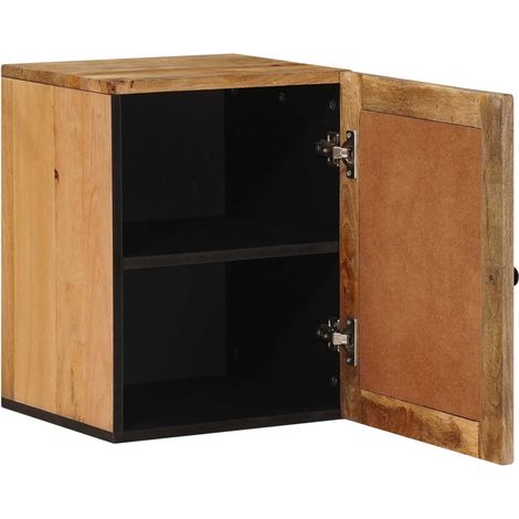 Cabinet de Salle de Bain Suspendu Naturel 38 x 33 x 48 cm (1/5)