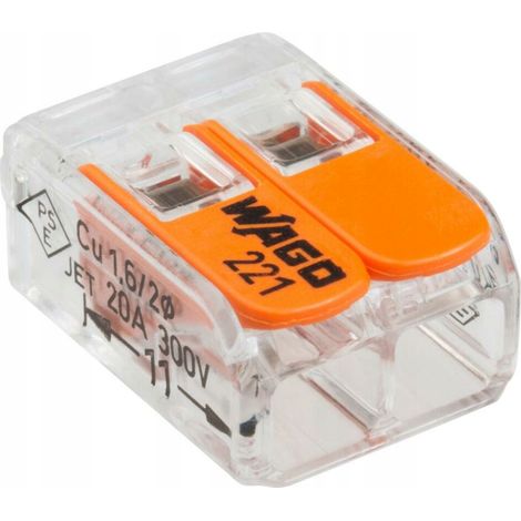 Conector rápido Wago wago-221-412 32 A 400 V (1/3)