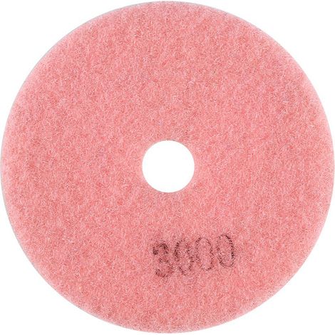 100mm 4" Wet Diamond Grinding Disc Polishing Pad for Granite Marble Stones(Granularity 3000)