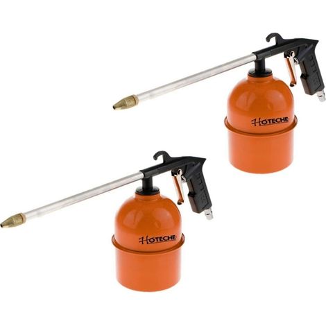 Set Pistola di soffiaggio/lavaggio/nebulizzatore canna lunga e serbatoio da 900ml ad aria compressa 2pz