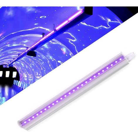 Lampe UV portable à 24 LED pour le nettoyage des tissus, idéale pour la chambre, la salle de bain et la cuisine (prise 85-265VEU). (1/5)
