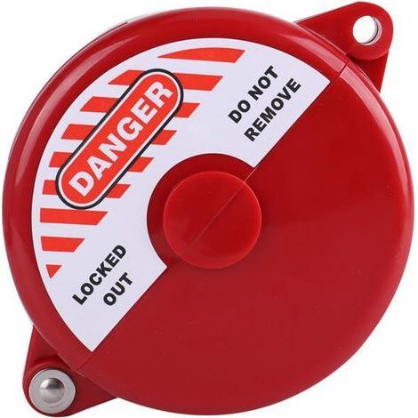 Dispositif verrouillage vanne guillotine – plastique – extérieur – protection tuyau eau – usage professionnel / industriel (1/5)