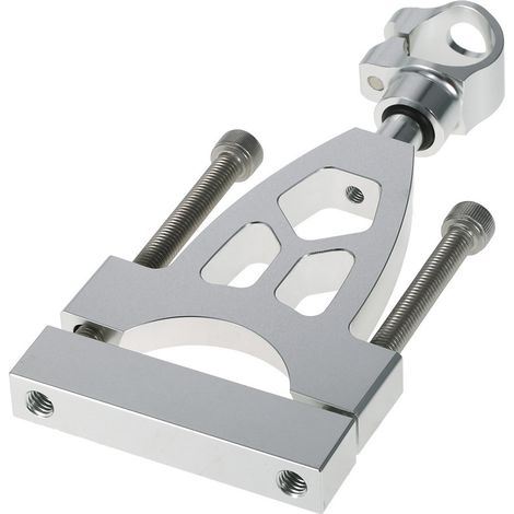 Motorcycle modification parts, motorcycle stands, CNC titanium steering damper mounting brackets for CB400 (1/4)