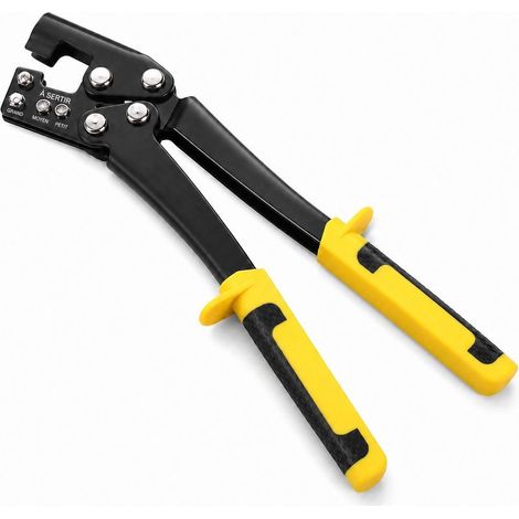 Pince à sertir rail placo - Pince placo pour profilés de cloison sèche, pince a sertir placo, 315 mm, pour mur et plafond (1/4)