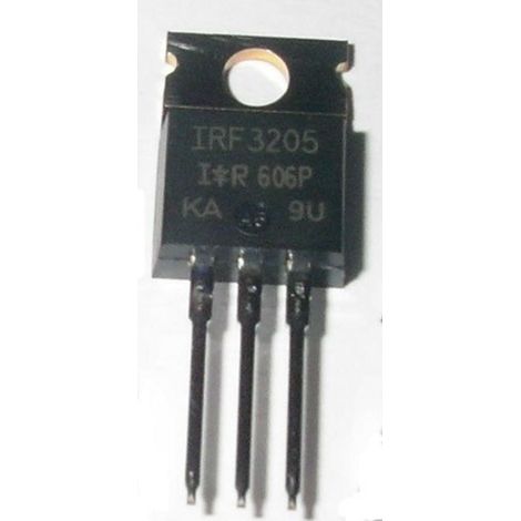 Transistor N-MosFet 55V 98A 150W TO220  IRF3205PBF (1/2)