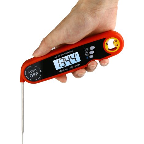 Filiyano-Thermomètre de cuisson pliable et étanche pour la cuisine, le barbecue et les grillades. Mesure rapide de la température des aliments. Sonde (1/3)