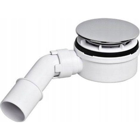 McAlpine Duschsiphon schwarz matt 60 mm Kunststoff