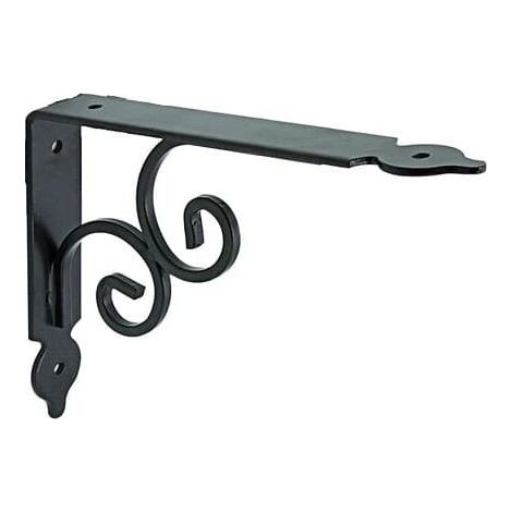 Escuadra para estanteria metalica decorativa 290x240 mm Gris (1/4)